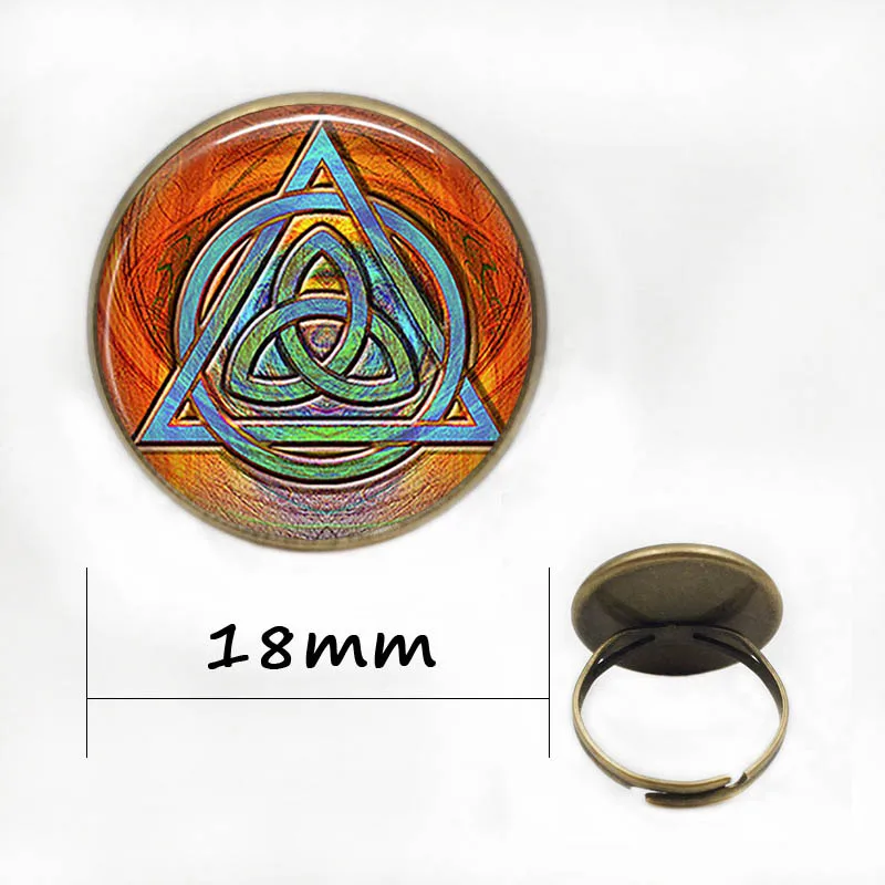 С надписью &quotLucky Charm&quot Винтаж Triquetra подвеска кельтская ожерелье для мужчин и