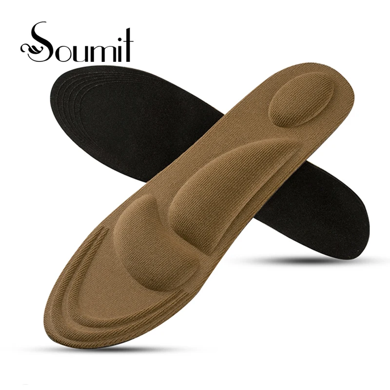 Soumit, Спортивная губка, обувная стелька, ортопедический массаж, облегчающая боль, вставка, амортизатор, комфортные подушечки для ног
