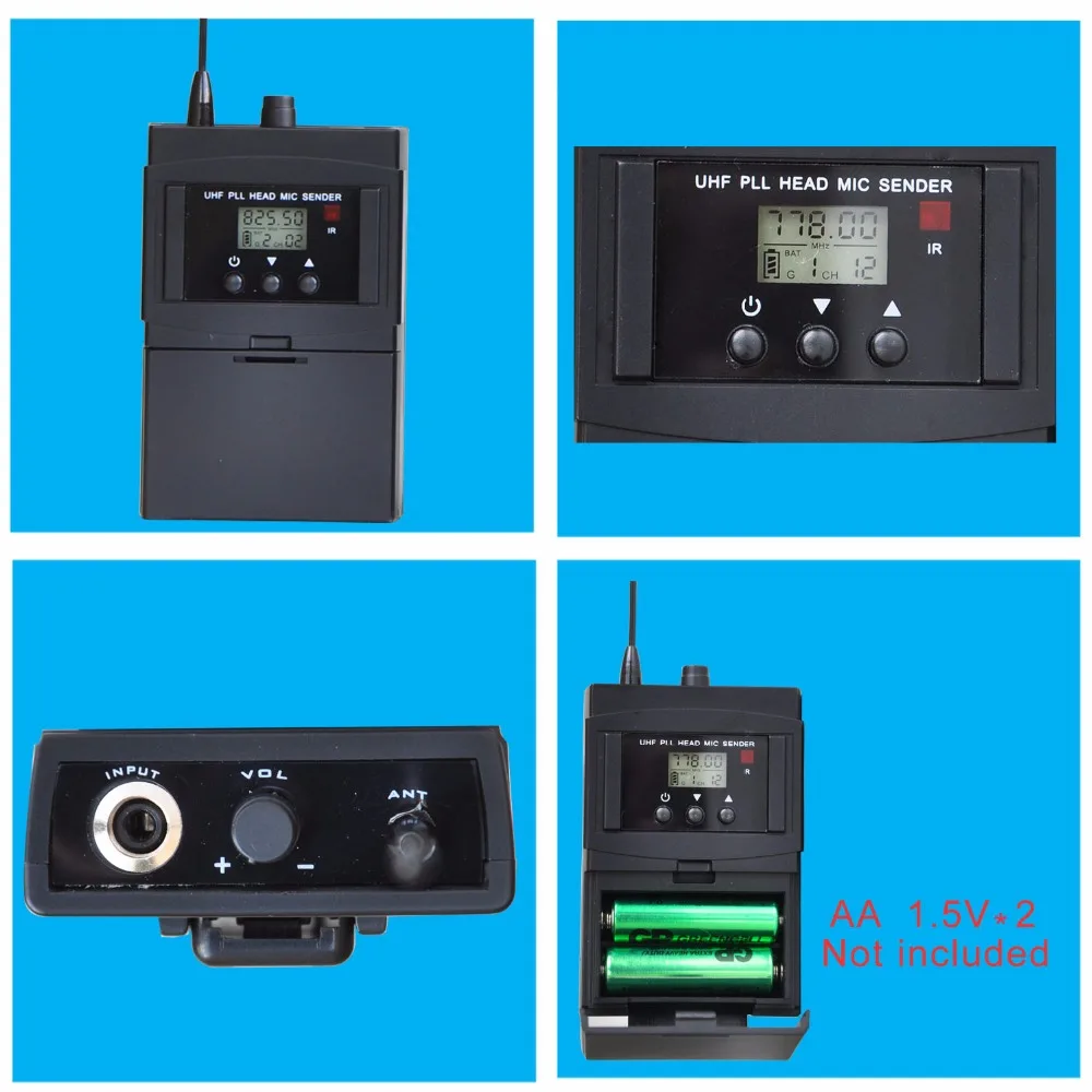 FREEBOSS DF-93H2 микрофон UHF Система двухканальный ИК Частота беспроводной Karoke KTV