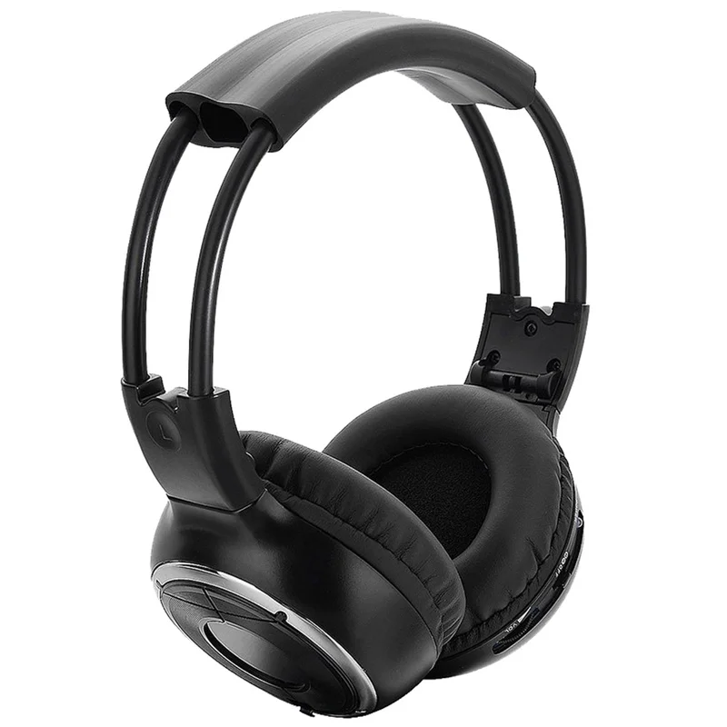 New IR Infrared Headphone Wireless Stereo Car Headphones Headset Dual Channel Earphones Compatible with Most Audio Devices