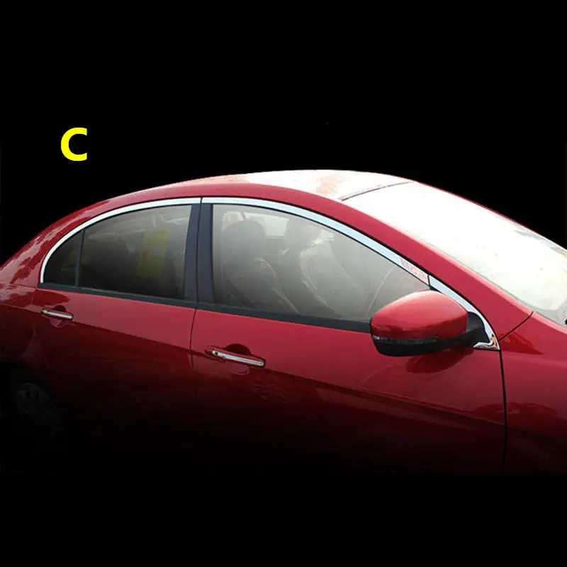 Для Geely Emgrand 7 EC7 EC715 EC718 Emgrand7 E7, EC7-EV, EV, яркое окно автомобиля, автомобильные наклейки, автомобильные аксессуары - Название цвета: C1