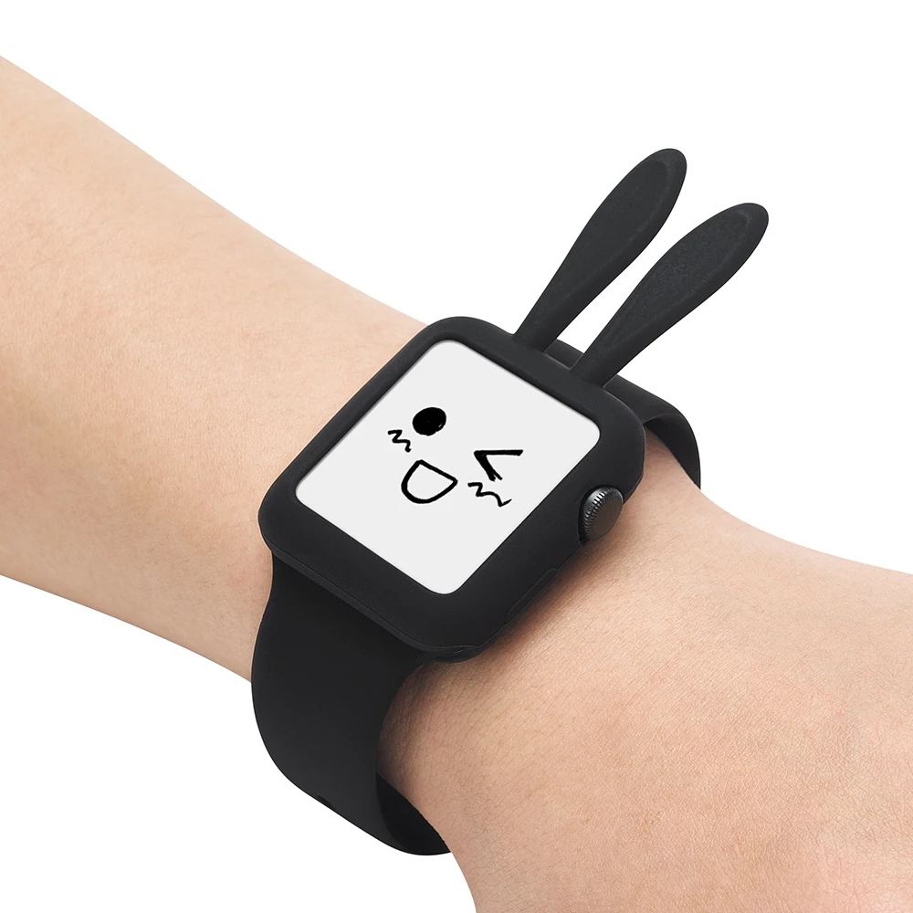 Силиконовый чехол для apple watch 3 2 1 42 мм 38 мм чехол для часов Iwatch sreise 3/2/1 резиновый чехол для apple Watch Микки Маус