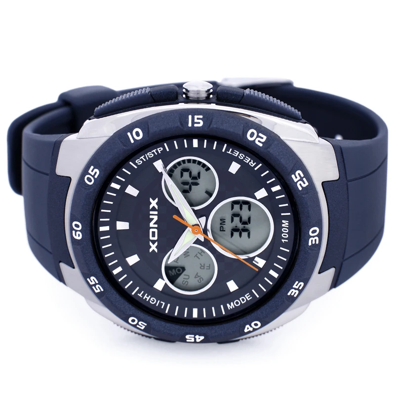 Часы мужские светодиодсветодиодный из нержавеющей стали 100 м|watch digital voice recorder|watch