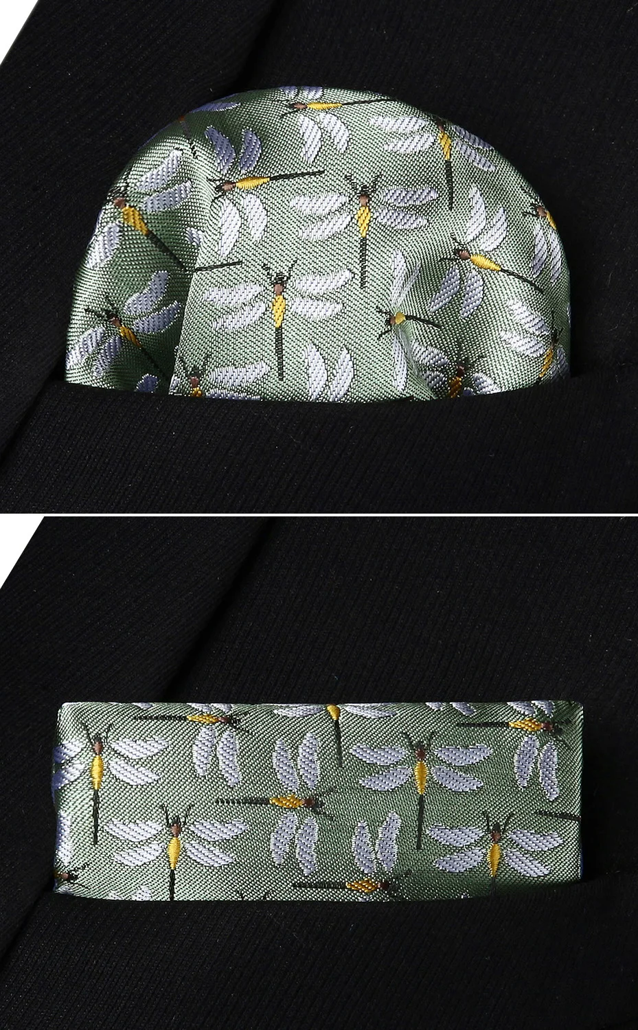 BGA14GS зеленый галстук бабочка для мужчин шелковый набор носовой платок|handkerchief set|tie