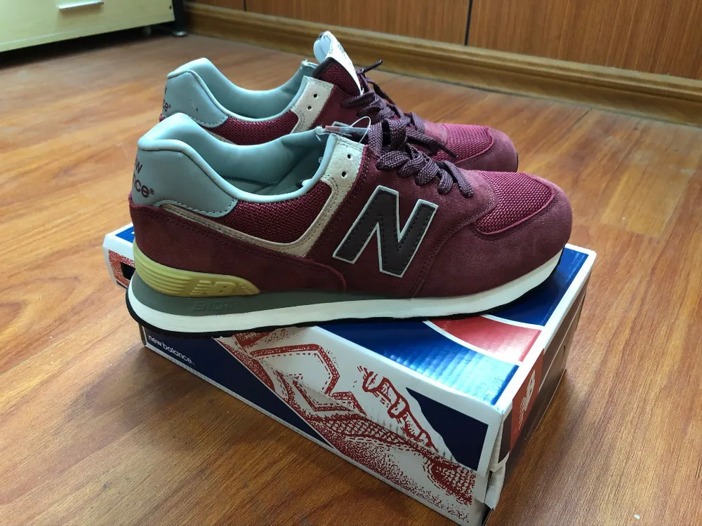 New Balance 574 NB574 классические кроссовки для мужчин и женщин спортивная обувь в стиле ретро повседневная обувь 36-44