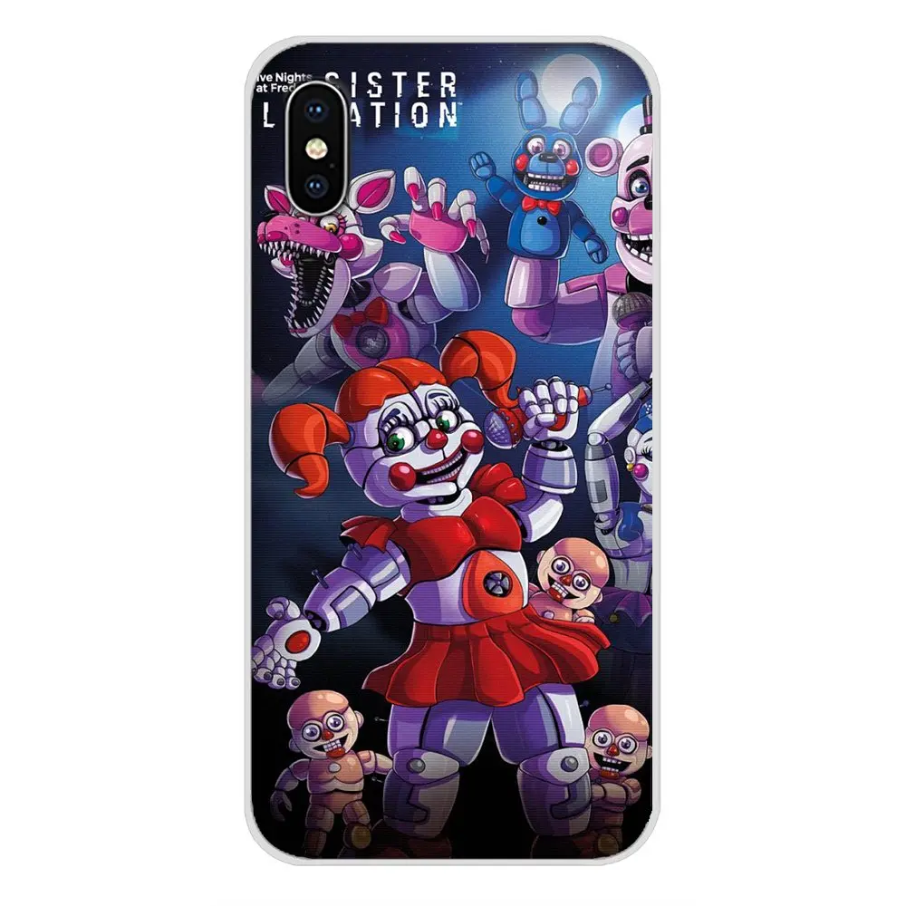 Силиконовый чехол накладка для Samsung Galaxy A5 A6S A7 A8 A9S Star J4 J6 J7 J8 Prime Plus 2018 Five Nights At Freddy
