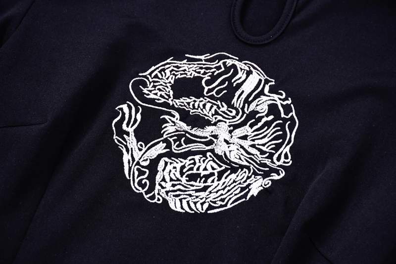 Hugcitar dragon вышивкой Chinese elements сексуальные мини платье платья поатье летнее летний женское женские женщин мода стройный короткое рукавом клубное cheongsam