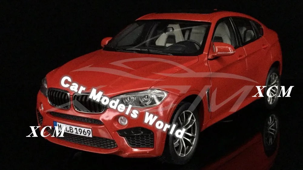 Литая под давлением модель автомобиля для X6M 1:18 (красный) + маленький