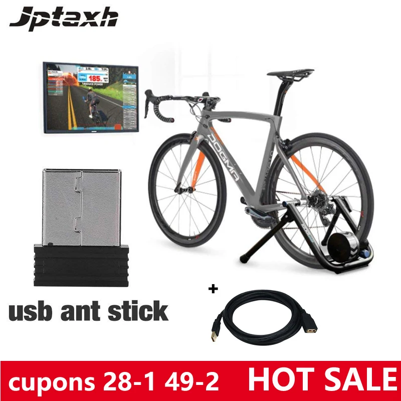 Мини адаптер ANT + USB накопитель портативный для Garmin Zwift Wahoo Велоспорт