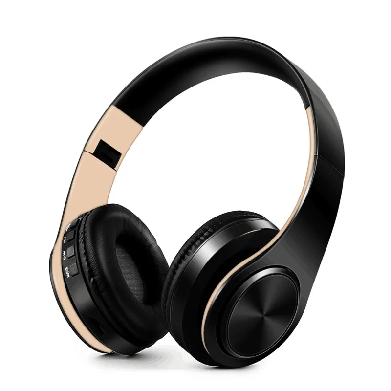 Беспроводные наушники Bluetooth гарнитура Складные Наушники Hi Fi стереонаушники с