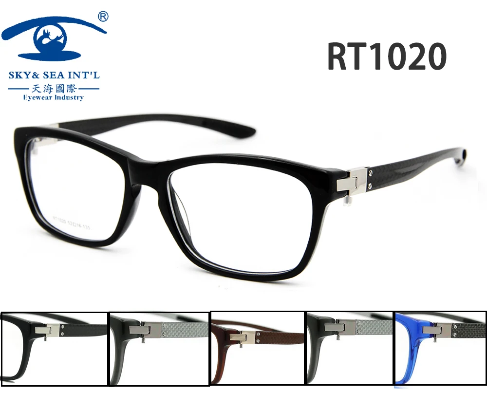 Goedkoop Gratis Verzending Groothandel (5 Stks/partij) Nieuwe 2014 Brillen Frame Grade Brilmontuur Koolstofvezel Retro Vintage Bril