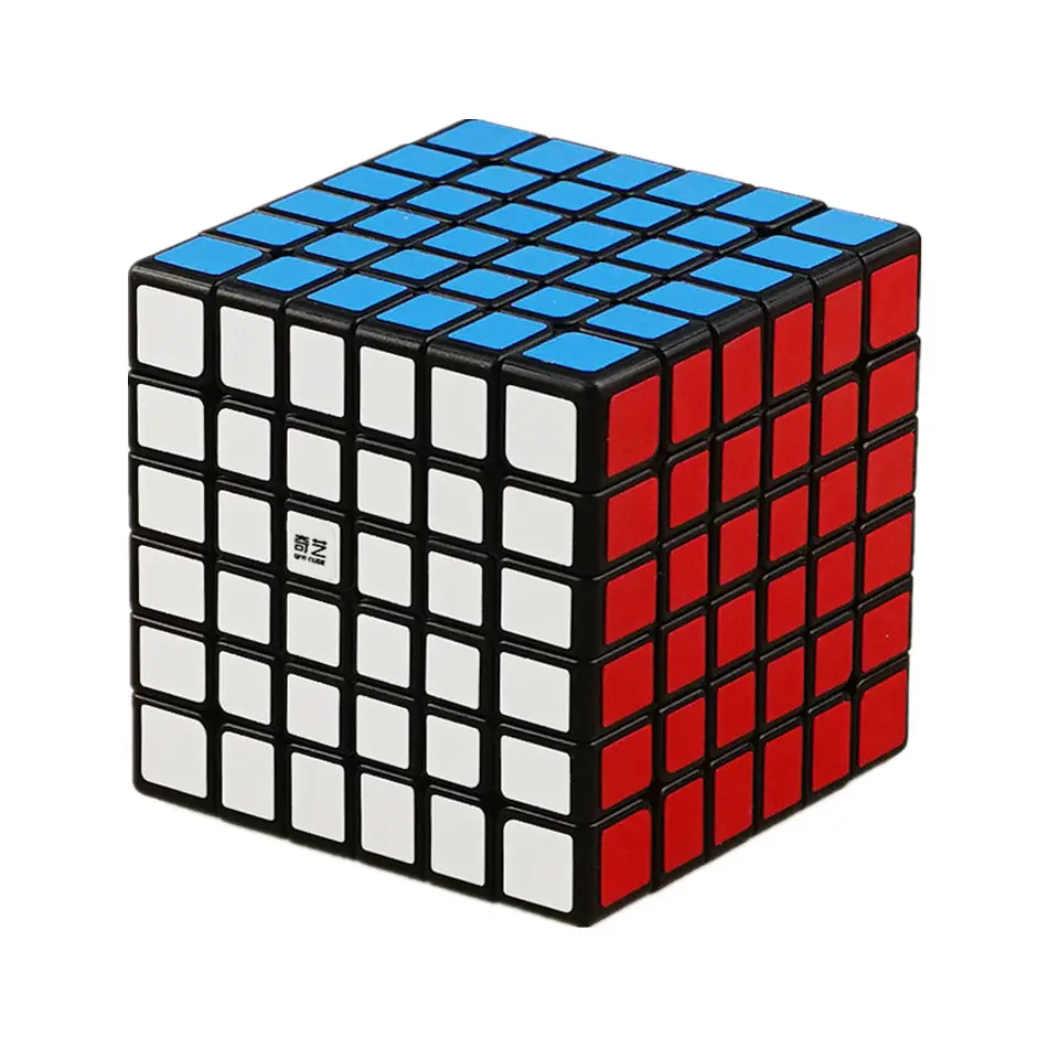 Qiyi кубик рубика Qifan S 6x6 волшебный куб Puzzl игрушка, 6x6x6 Профессиональный скоростной куб обучающий игрушки Чемпион соревновательный куб