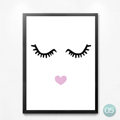 Mr and Mrs Love Quotes художественный абстрактный рисунок на холсте украшение дома Макияж Красивые ресницы Настенная картина для гостиной без рамки - Цвет: 5