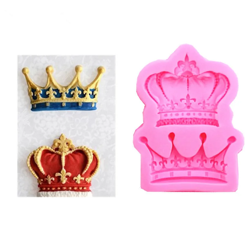 Новое поступление в форме короны кексов силиконовые формы помадка для украшения