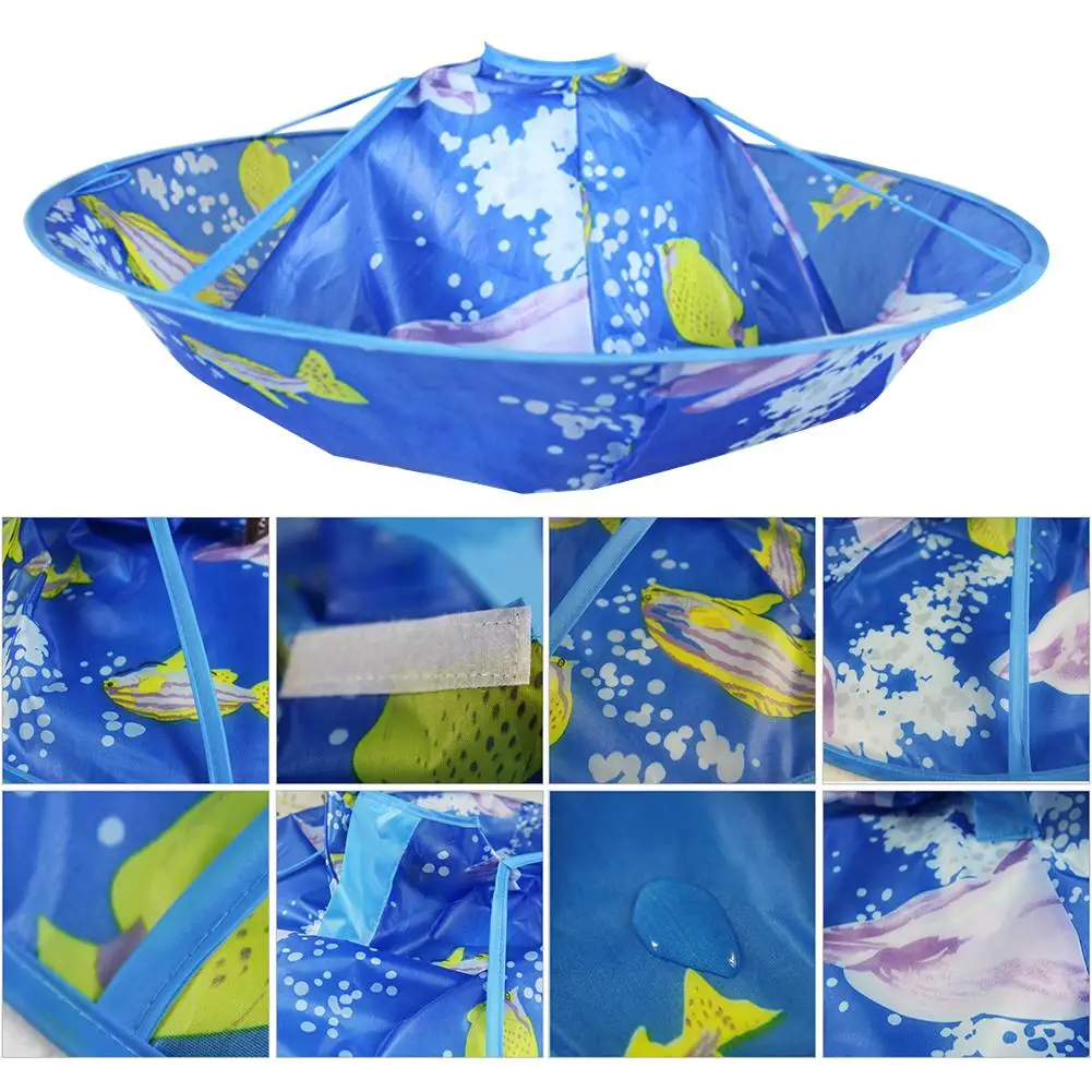 Детский передник для стрижки дети Младенцы волос накидка цветок платье салон