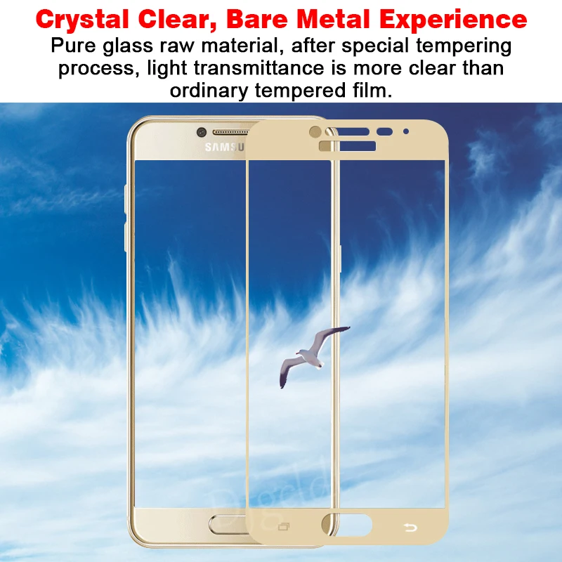 Полное покрытие закаленное Стекло для Samsung Galaxy S6 S7 Note 4 5 J7 премьер Экран Защитная