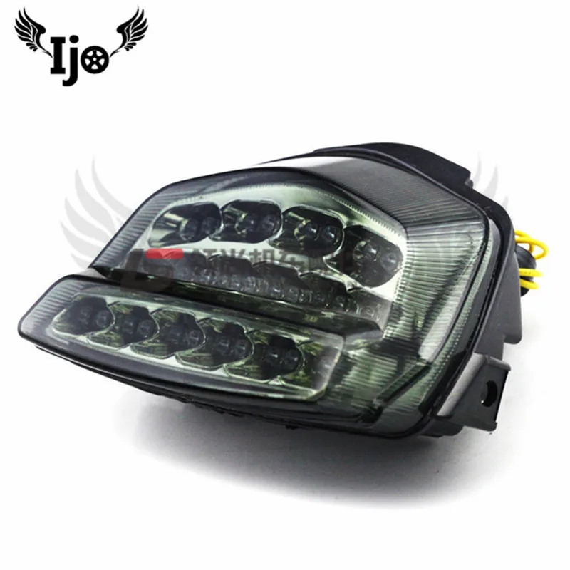 Черный Moto светодиодная сигнальная лампа для honda shadow Джаз dio гром конь CBR CBR1000RR 2008-09-2013year moto rcycle аксессуары тормозные задние фонари - Цвет: Черный