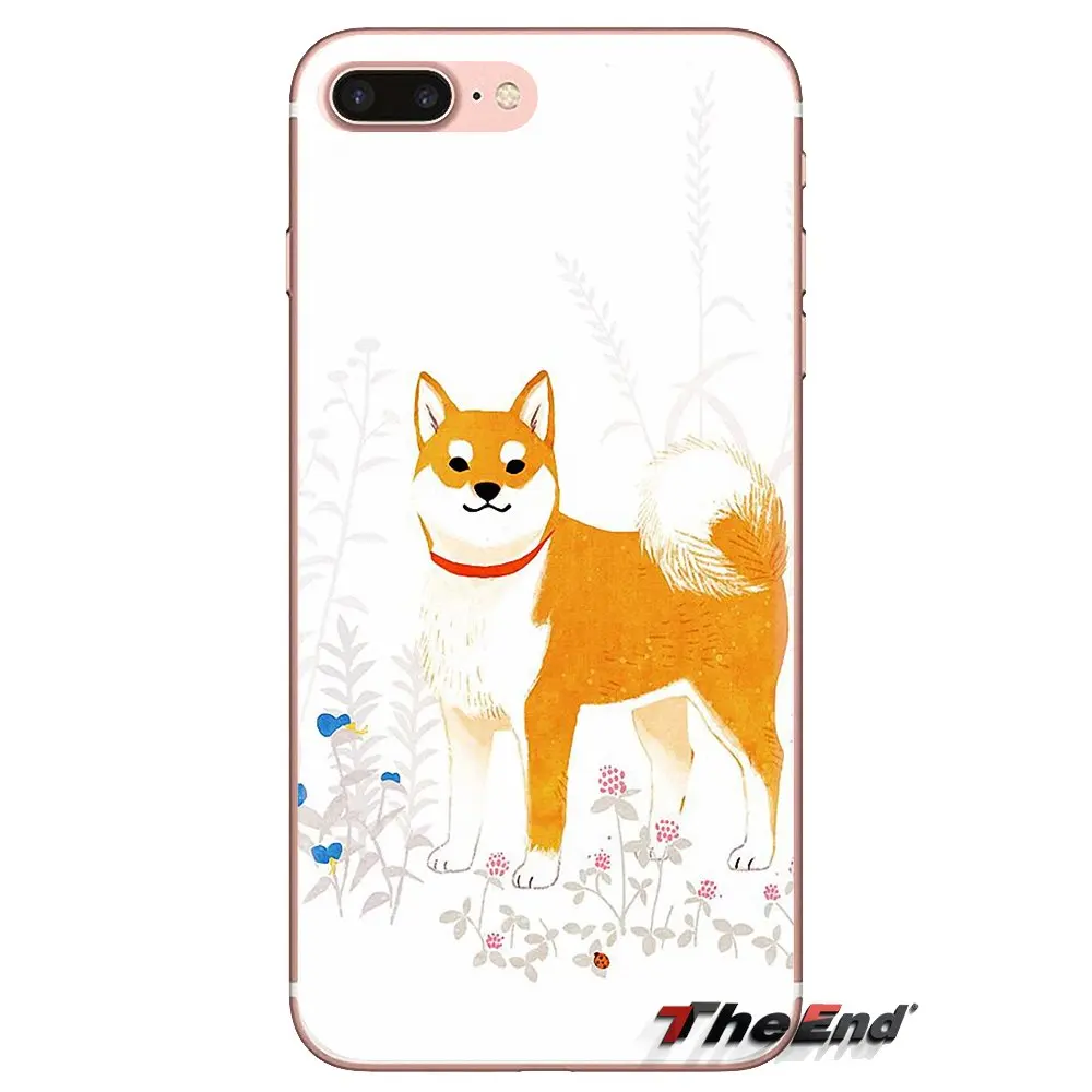 Прозрачный чехол из ТПУ для Xiaomi Redmi 4A S2 Note 3 3S 4 4X5 Plus 6 7 6A Pro Pocophone F1 brihwood Red shaba Inu Dog Puppy |