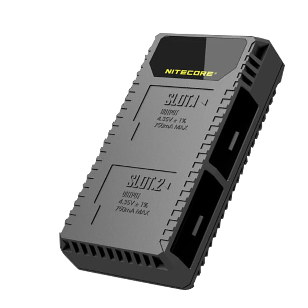 100% оригинал Nitecore UGP5 для GoPro HERO5 черный USB два слота зарядное устройство Gopro