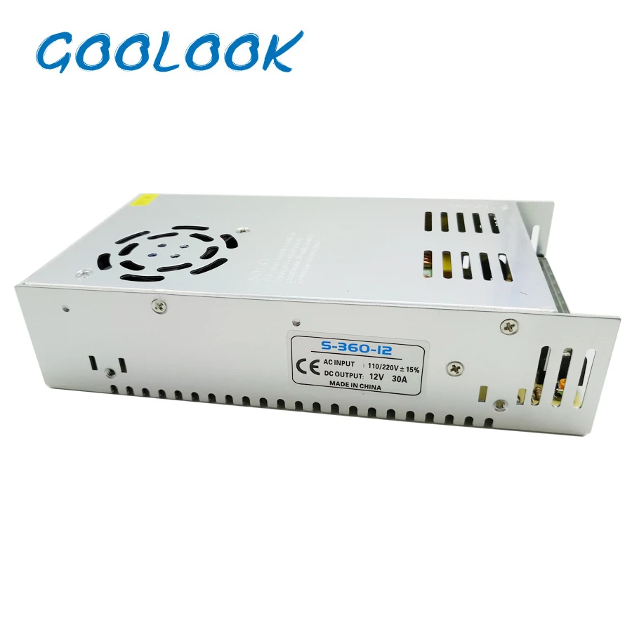 Адаптер питания для светодиодных лент SMD5050 RGB 30 А С AC110 240V на 12 в пост. Тока|led power|led