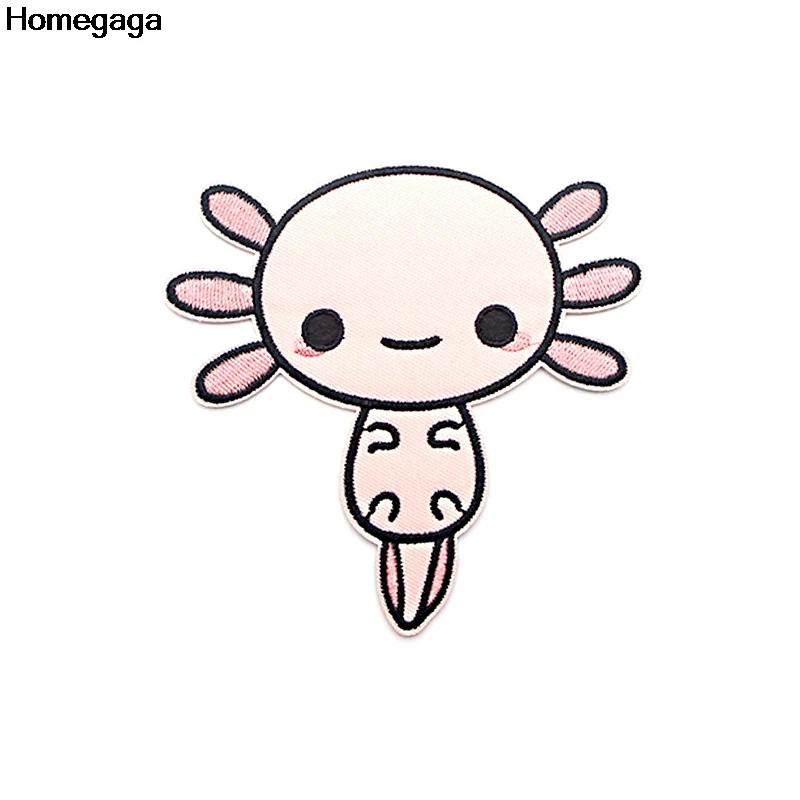 

Homegaga cartoon applique patches diy iron on para shoe jeans bag shirt clothes stickers embroideried badges D2093