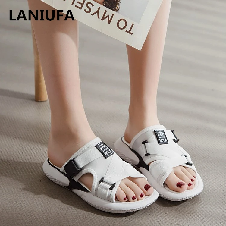 Летние женские домашние тапочки сандалии повседневные пляжные шлепанцы на