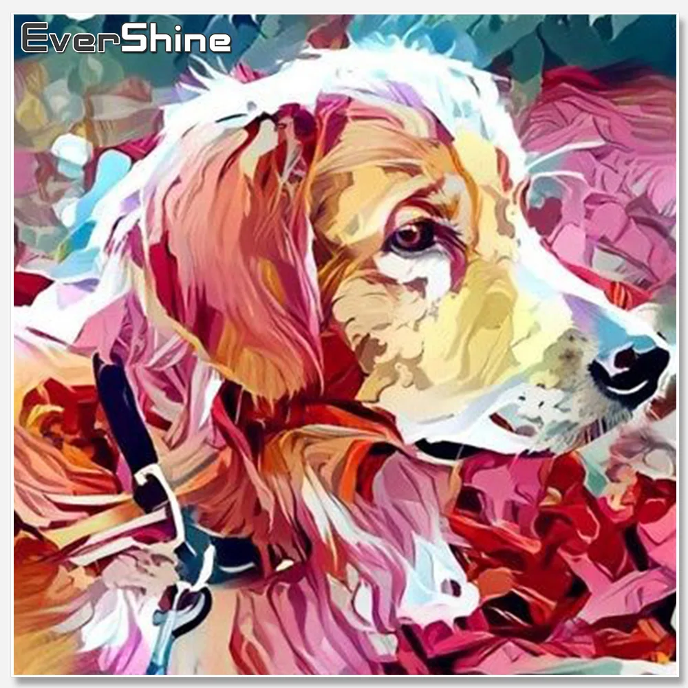 Evershine животных Алмазная вышивка полный квадратный алмазов картина собака