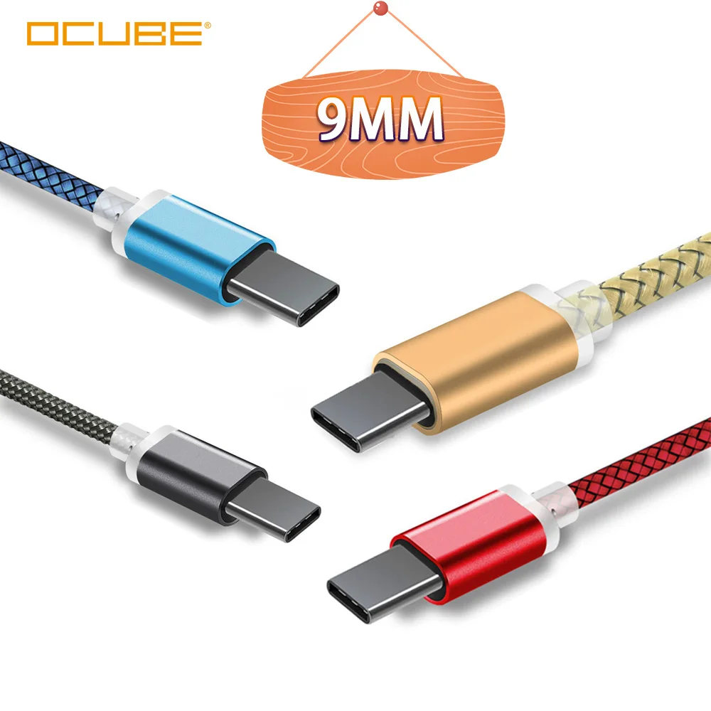 Длинный зарядный кабель 9 мм с удлиненным разъемом Usb C Tipo Type для Blackview Bv9600 Bv7000/