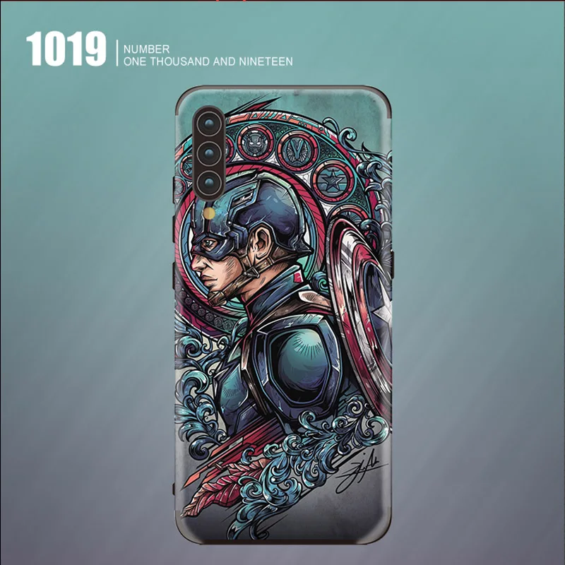 Для Xiaomi mi 8 Mi 9 задняя пленка Капитан Америка 3D цветная чехол для xiaomi A3 Mix2S Mix3