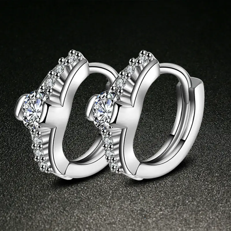 Water Drop Design 925 sterling silver Women Earrings Fashion Jewelry CZ Stone Micro Paved Luxury for Wedding Engagemen | Украшения и