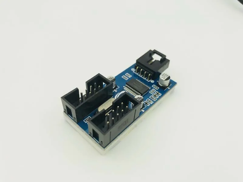 USB 2 0 Мужской 1 до 9Pin коннектор женщин удлинитель карты USB2.0 к HUB Adpater 9 контактный