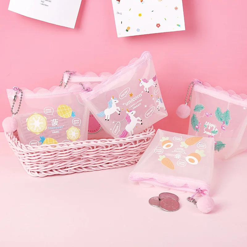 Свадебные подарки для гостей Детский кошелек монет с фламинго единорогом