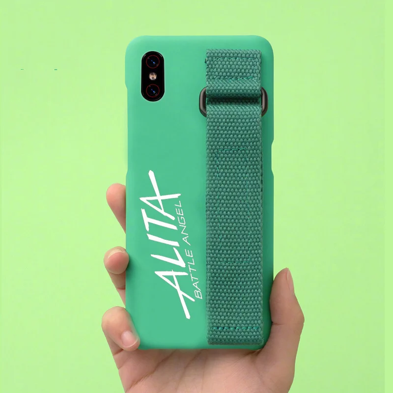 Green-ALITA Жесткий пластиковый чехол для Xiaomi MI 9 SE MI9 чехол на запястье ALITA чехол для Xiaomi Mi 8 SE Mi8 официальный Redmi Note 7 Чехол - Цвет: Green-ALITA