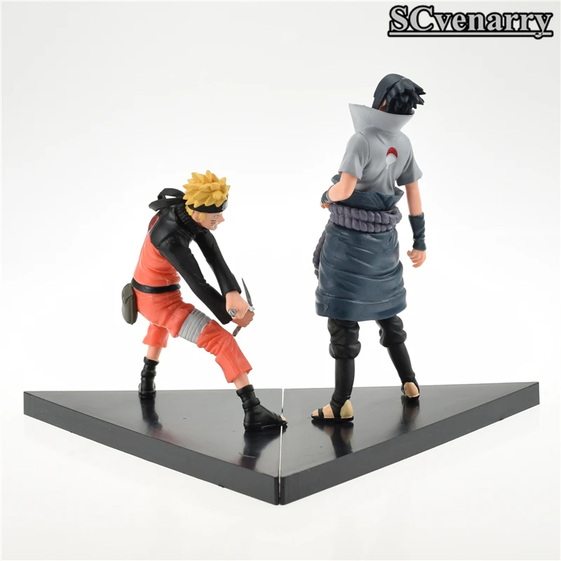 Наруто Узумаки + Саске цифры ПВХ Действий Рис игрушки 12 14 см|figure toy|uzumaki narutoaction figure