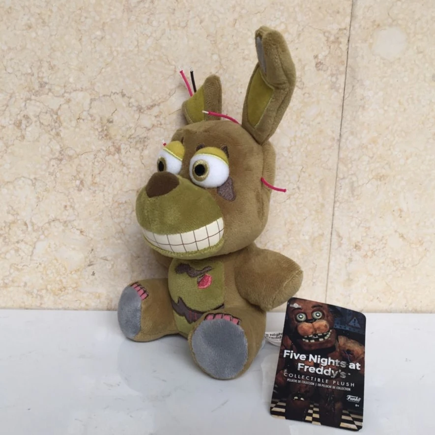 Новый FNAF Five Nights At Freddy's Springtrap BUNNY 6 "Плюшевые игрушки куклы подарки на день