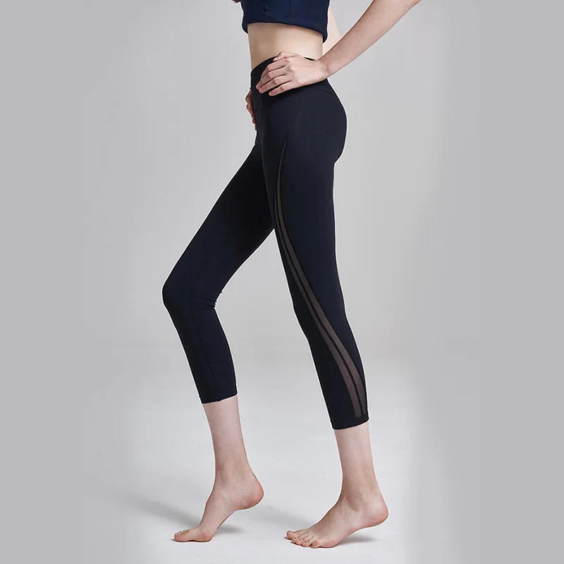 Women's Sports Tights Slim Yoga leggings compression Pants High Waist Stretch Sportswear Fitness Trousers | Спорт и развлечения