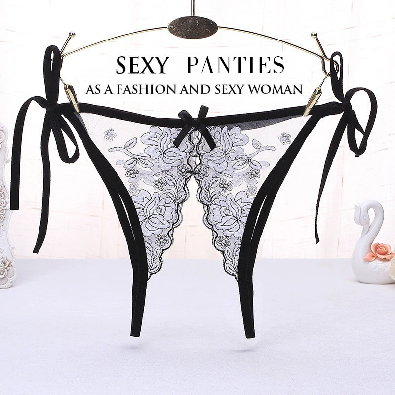 

Женское сексуальное нижнее белье, Горячие Эротические трусики с открытой промежностью, порно, прозрачное кружевное нижнее белье, трусики б...