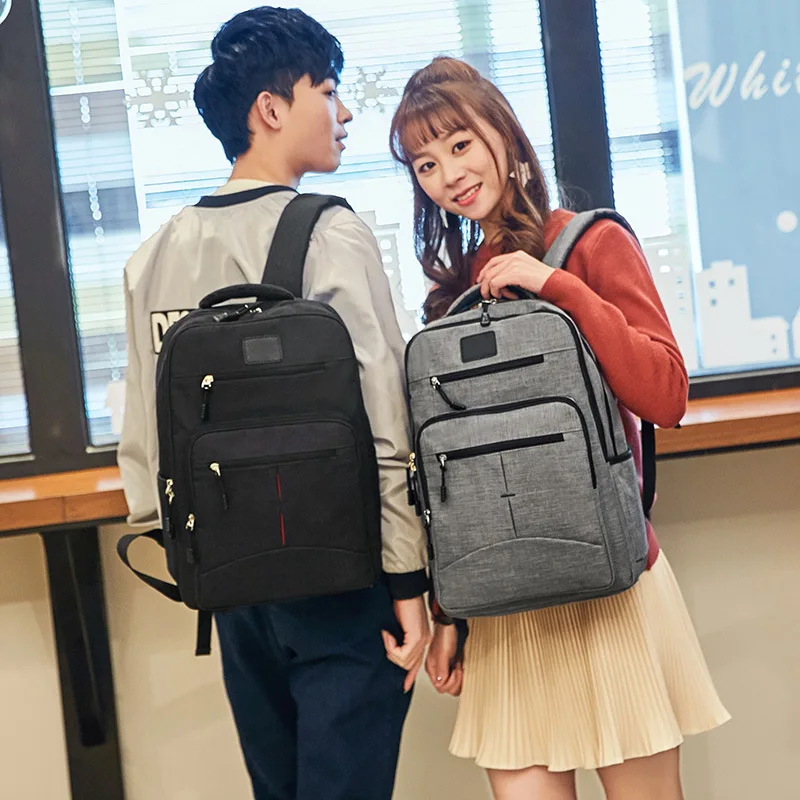 TUGUAN Waterproof Large Capacity 16 Inch Laptop Bag Man Backpack Black Canvas women School Bags Mochila Masculina | Багаж и сумки