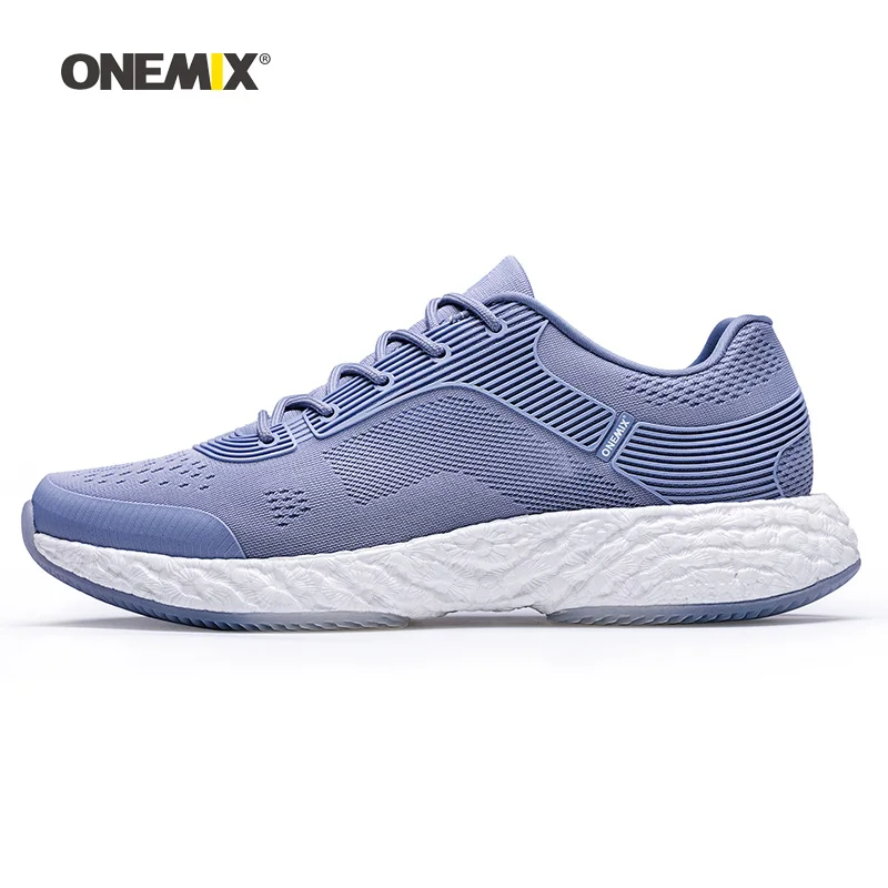 Medium Grey Onemix мужская спортивная обувь для мужчин, черная сетчатая дышащая подошва, дышащие дизайнерские беговые кроссовки, уличные спортивные Прогулочные кроссовки - Цвет: Medium Grey