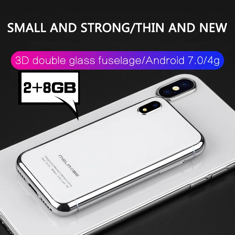 Melrose S9 Plus Супер Мини карманный мобильный телефон 4G LTE 2 5 дюйма маленький смартфон