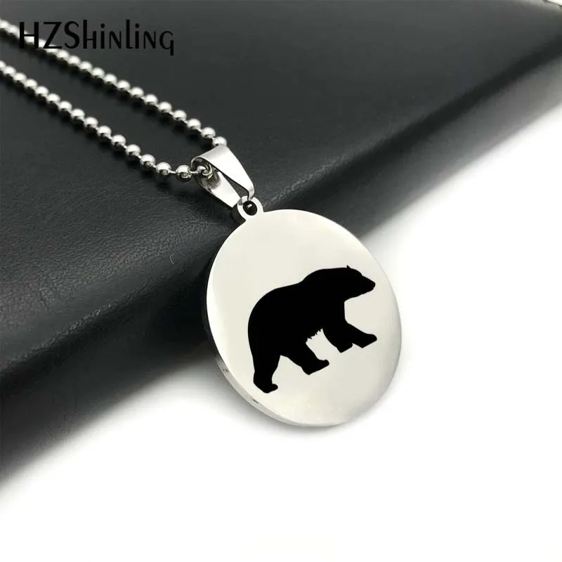 Подвески в виде животных Polar 2018 ювелирные изделия из нержавеющей стали модное