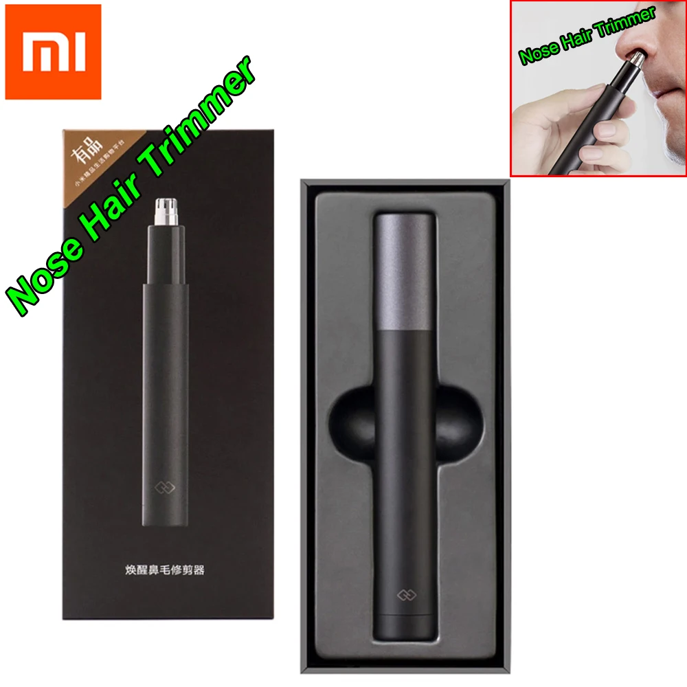 Xiaomi Hn1 Электрический мини триммер для волос в носу острое лезвие для мытья тела портативный минималистичный дизайн водонепроницаемый безопасный для семейного ежедневного использования