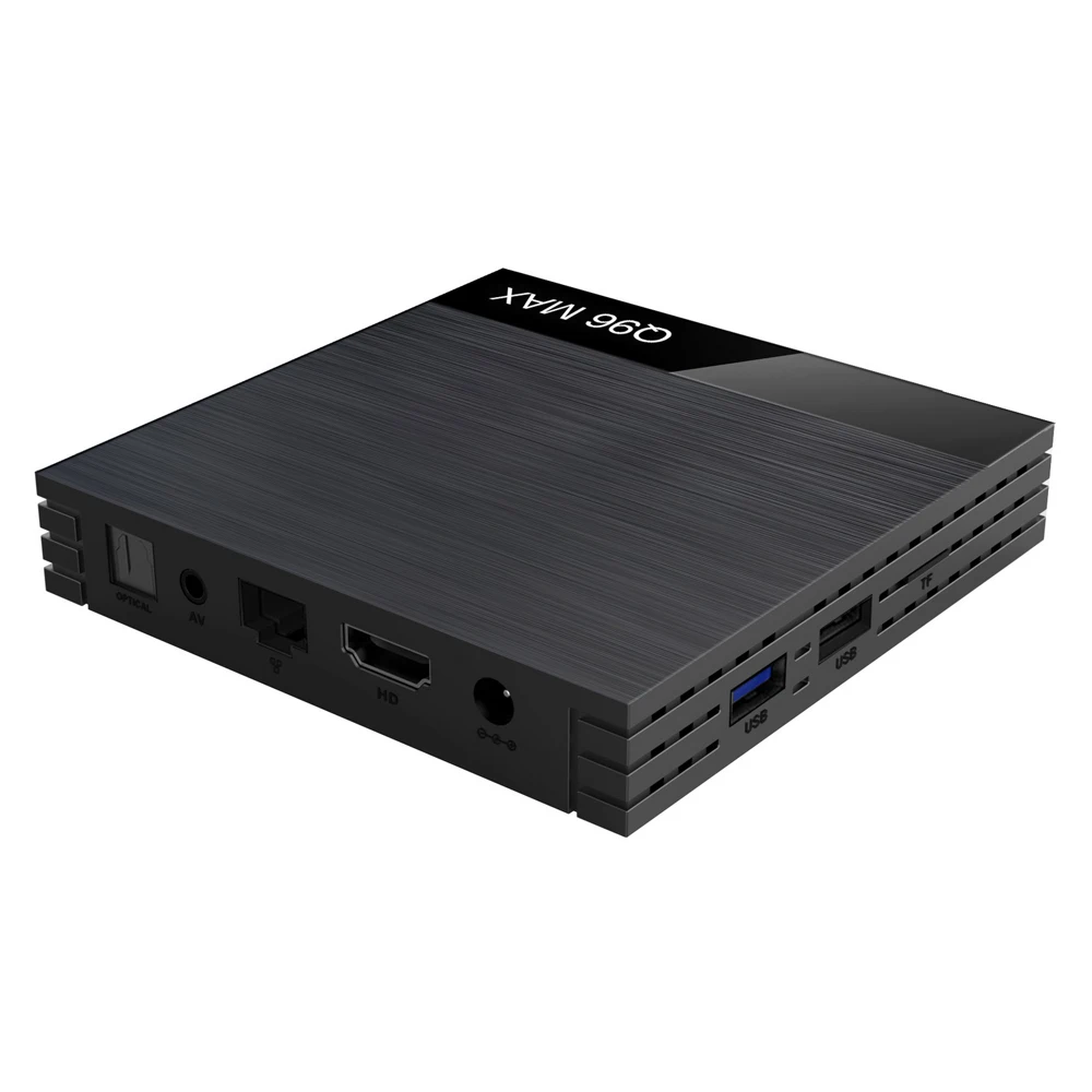 ТВ приставка Q96 MAX на Android 9 0 Allwinner H6 4K медиаплеер HDR 6K декодирование 4 ГБ/32 ГБ 2 4G WiFi 100
