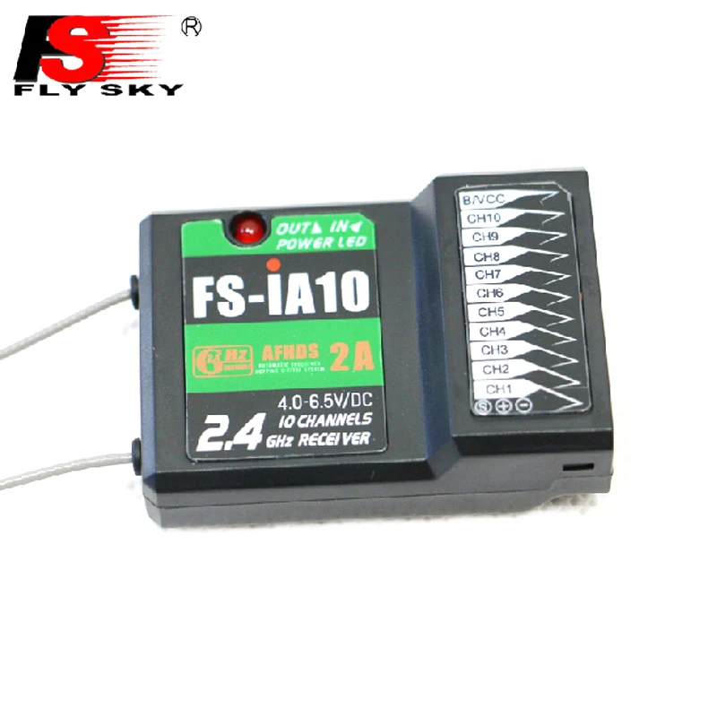 Flysky приемник 10 шт. fs ia10 ia6 ia6b 6ch 10ch для FS T6 i6 i10 gt2b gt3c GT3B передатчик Бесплатная