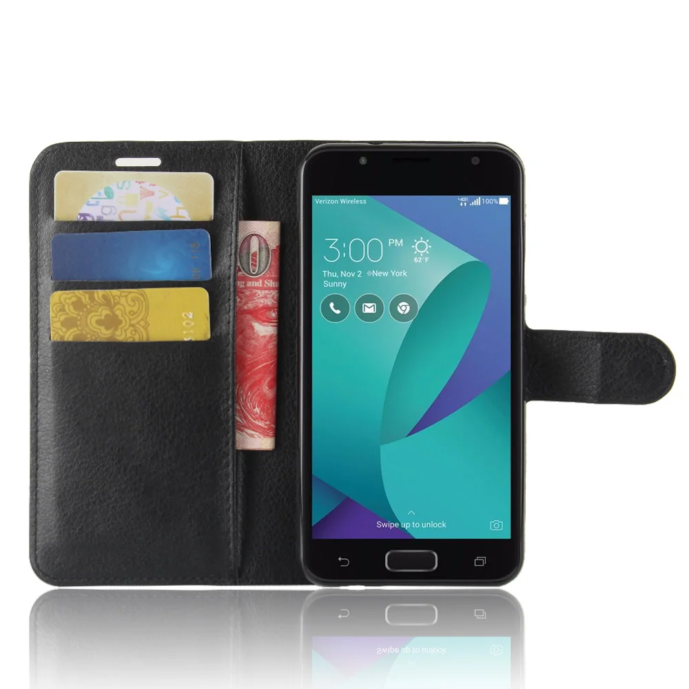Ретро кошелек кожаный чехол для Asus Zenfone V Live V500K книга Стиль с держателей карт |