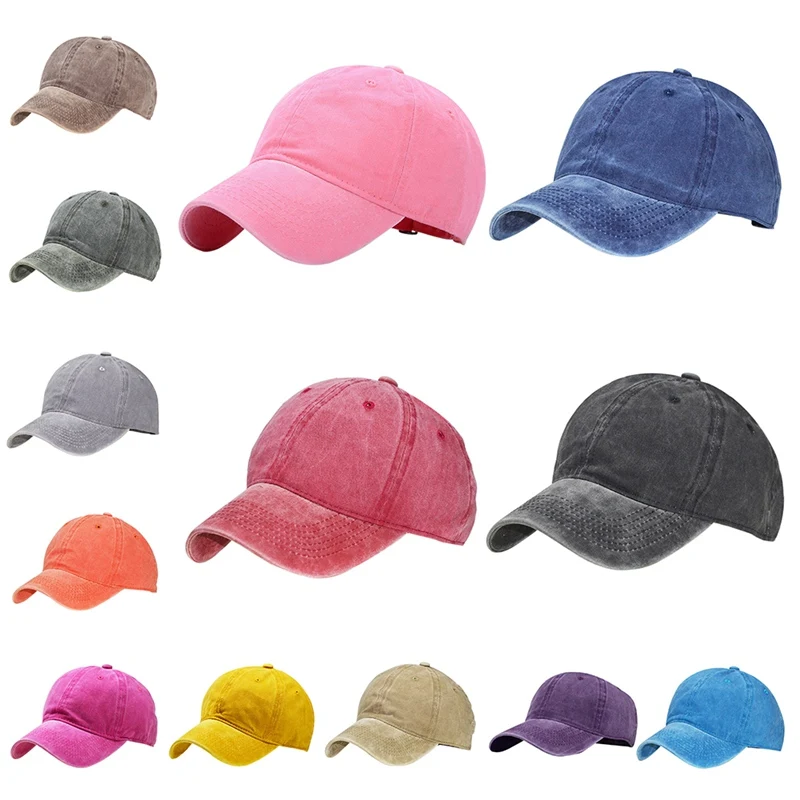 Регулируемые шапки высокого качества однотонная Спортивная Кепка для бега шапка