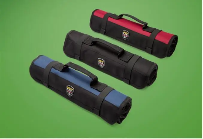 

Newarrival reel type portable tool bag Home tool storage bag multi-function reel Thick wear-resisting computer repair canvas bag
