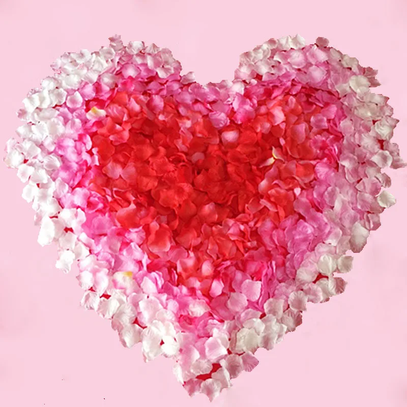 

500Pcs Silk Rose Flower Petals Leaves Party Christmas Favor Decorations Gifts