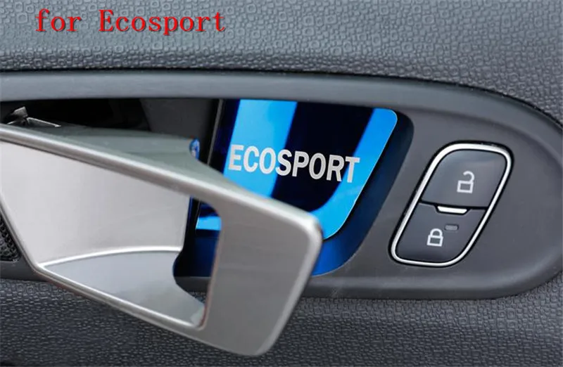 Superior quality Stainless Steel Door plate trimming in car door For Ford Ecosport 2018 Car styling | Автомобили и мотоциклы