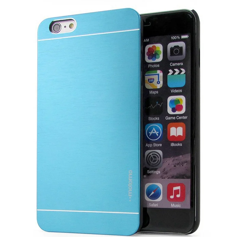 Люкс Motomo Алюминий Металл Кисти Жесткий Задняя Крышка Case Для HTC Desire 320 |